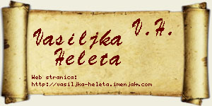 Vasiljka Heleta vizit kartica